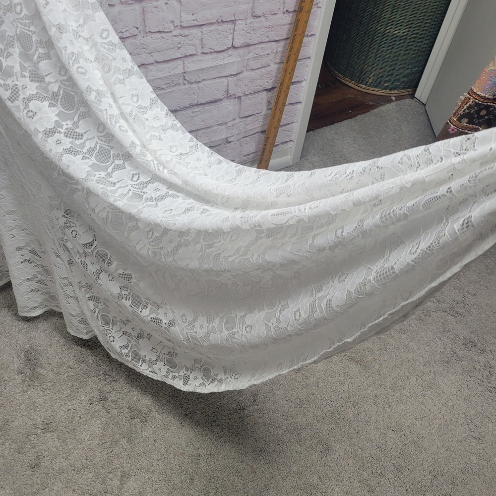 NEW Torrid Ever After Wedding Dress Sz 14 Lace Body Train Bridal Classic Boho - Picture 10 of 10